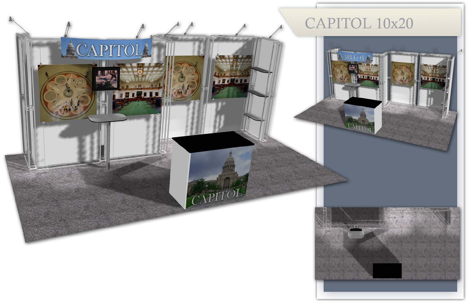 Capitol Used Trade Show Booth - 10x10