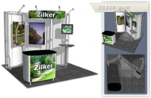 Used Trade Show Display - Zilker 10x10