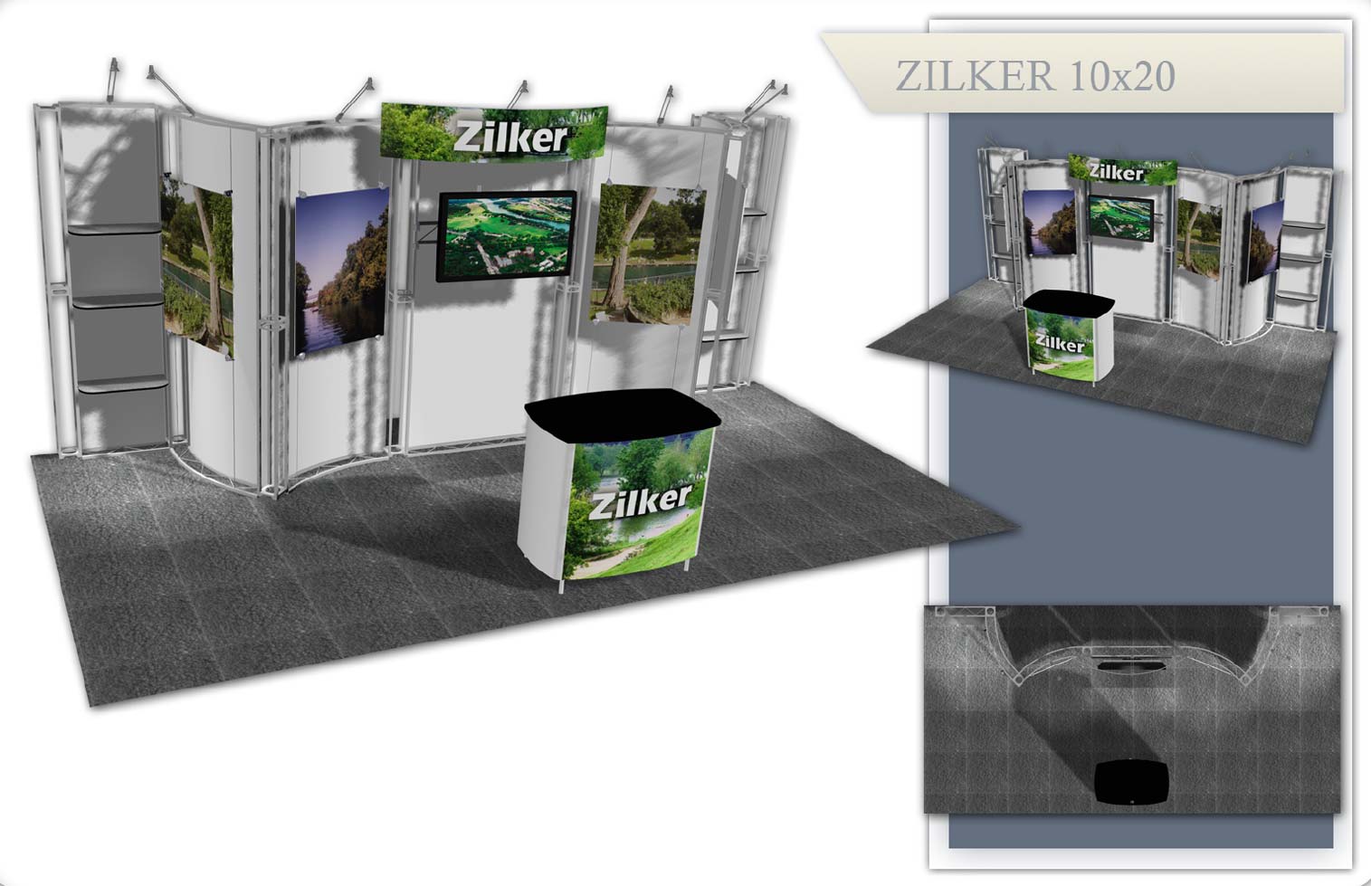 Austin Used Trade Show Display - Zilker 10x20