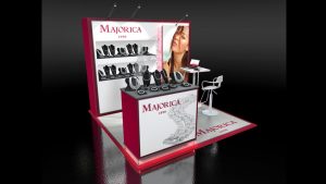 Trade Show Design: Majorica 10x10 Display