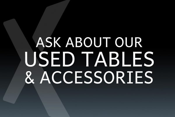 Used Tables and Accessories at Xtreme Xhibits